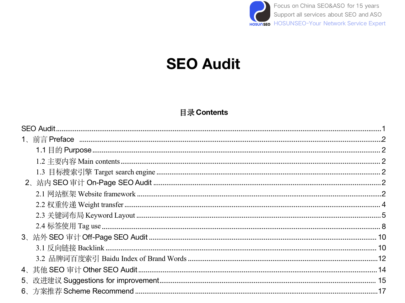 Website SEO Audit